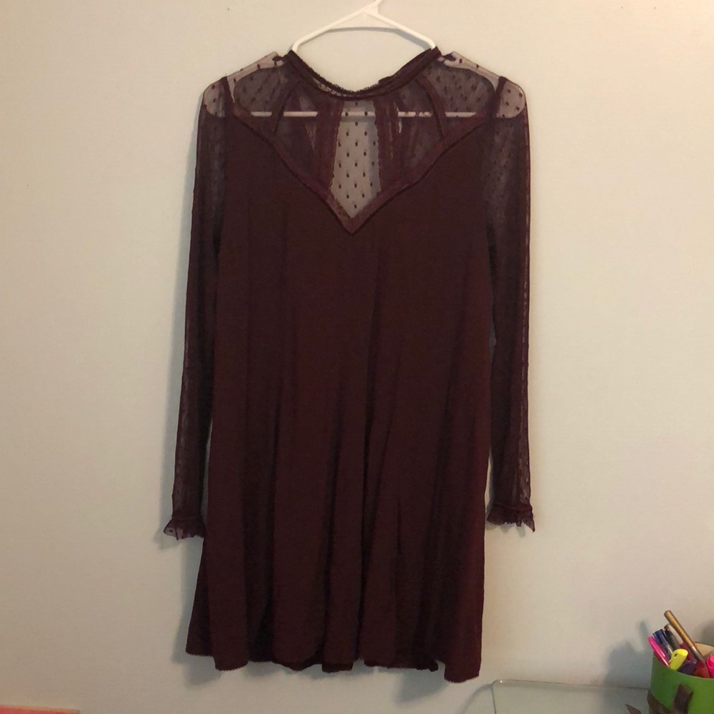 Urban Outfitters Maroon Dress